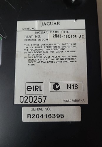 2r8318c808ac jaguar amp - 2r8318c808ac,