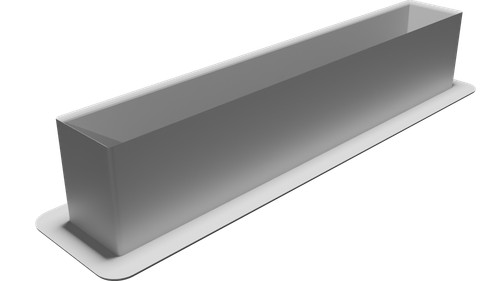 Cornice slot port 10x1 - slot,